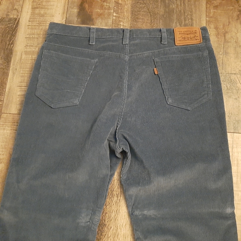 Levis Orange Tab Corduroy Vintage Pants 42x32 Unfinished Inseam See Pictures